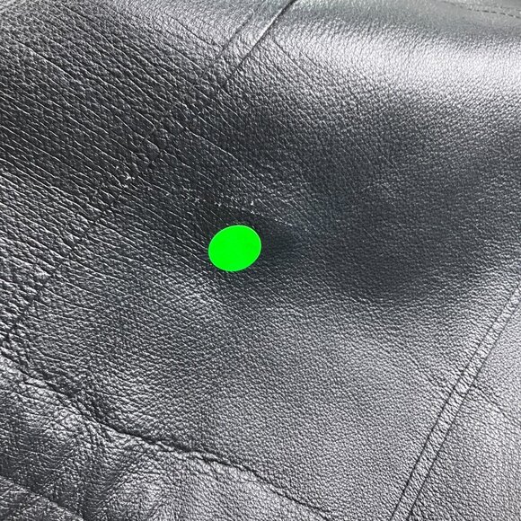 Middlebrook Park Jacket Men Small Black Leather Anorak Zip Retro Coat‎ Casual - Picture 13 of 14